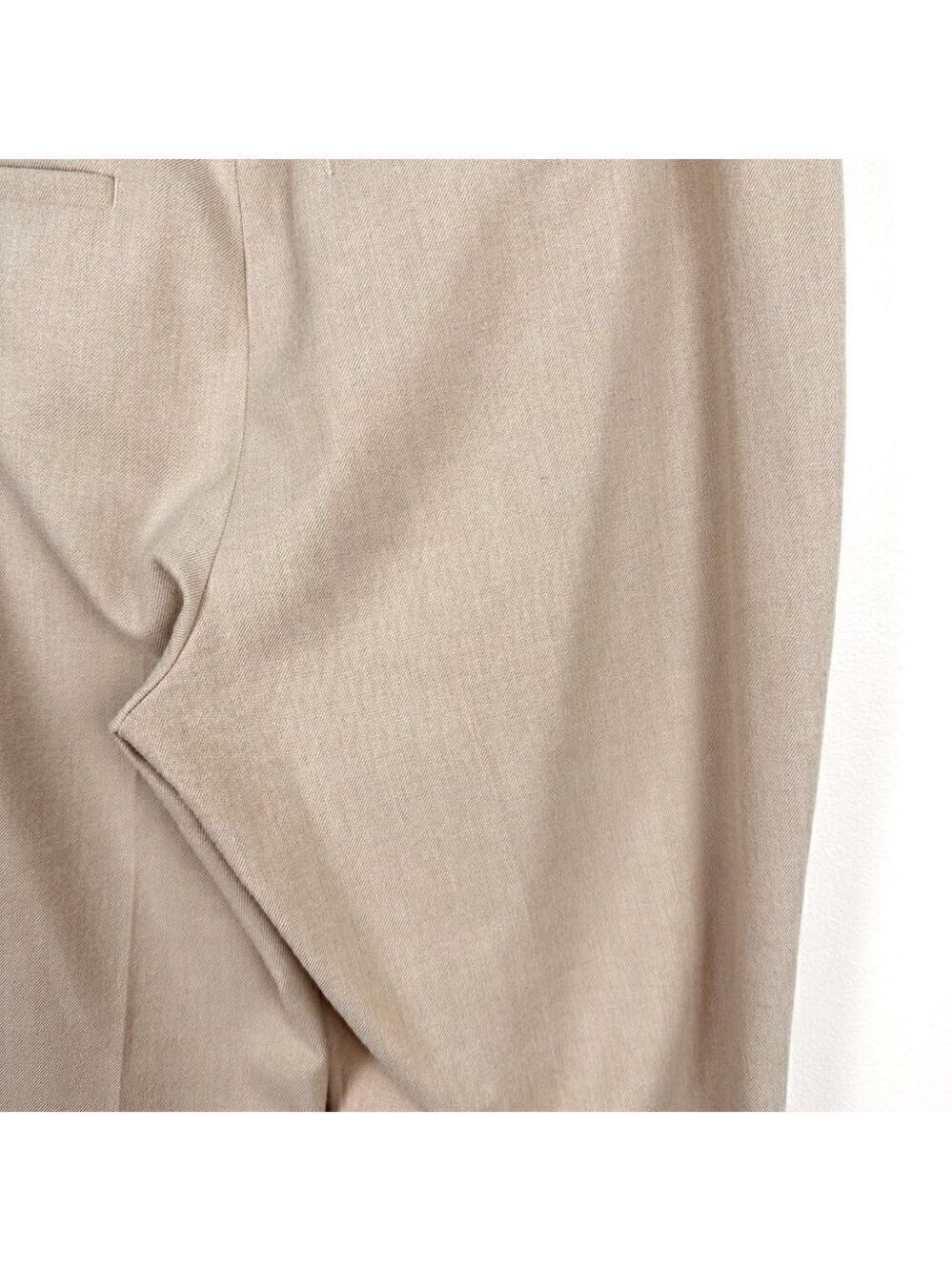 RW&Co. Womens Slim Leg Trousers Beige Size 4 Suiting Signature Fit Ankle Length - Picture 3 of 11